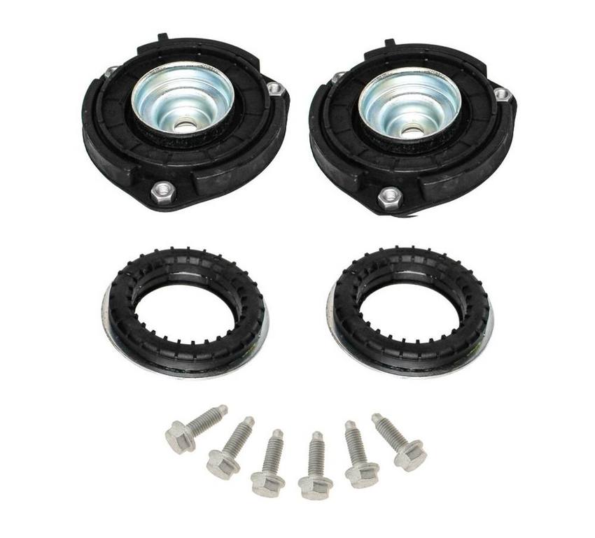 Audi VW Suspension Strut Mount Kit - Front 1K0412331B - Lemfoerder 3089398KIT